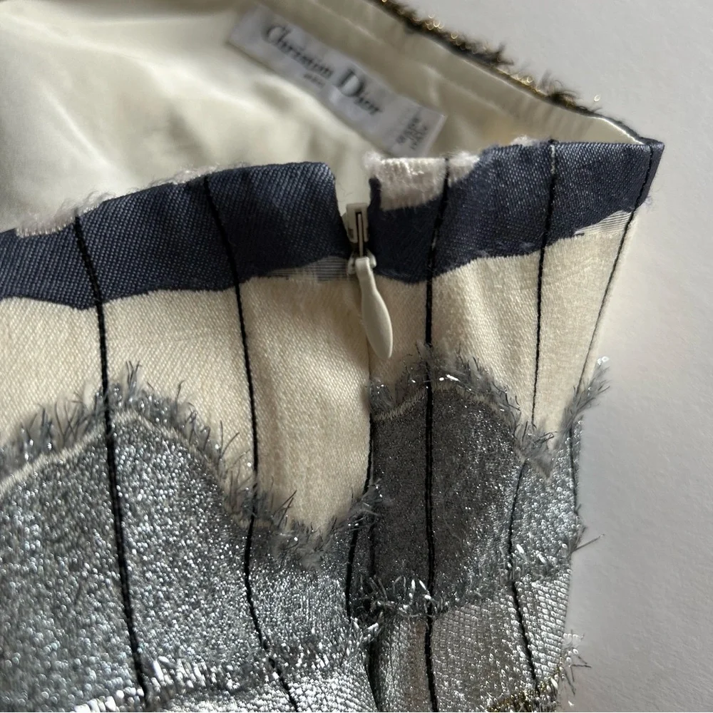 Christian Dior Metallic Mini Skirt - Picture 10 of 10